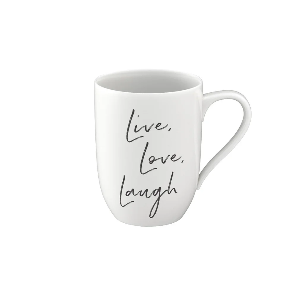 V&B Statement Hrnek Live Love Laugh