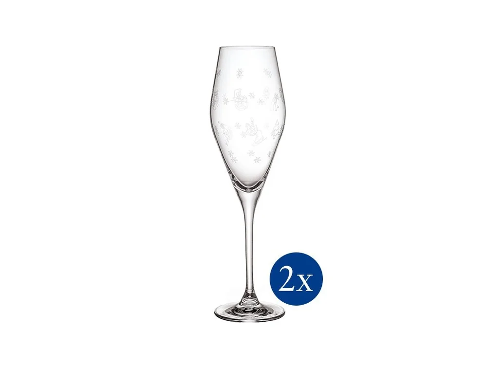 Sklenice na šampaňské Toy´s Delight, 0,26 l, 2 ks