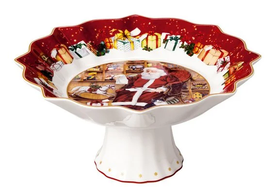 Toy's Fantasy mísa na noze, Santa čte dopisy, Ø 24 cm