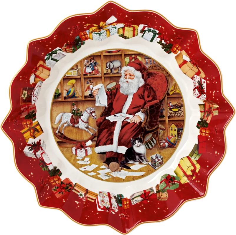 Toy's Fantasy mísa, Santa čte dopisy, Ø 25 cm