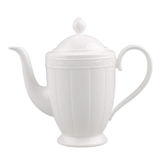 V&B White Pearl Kávová konvice 6 osob 1,35l