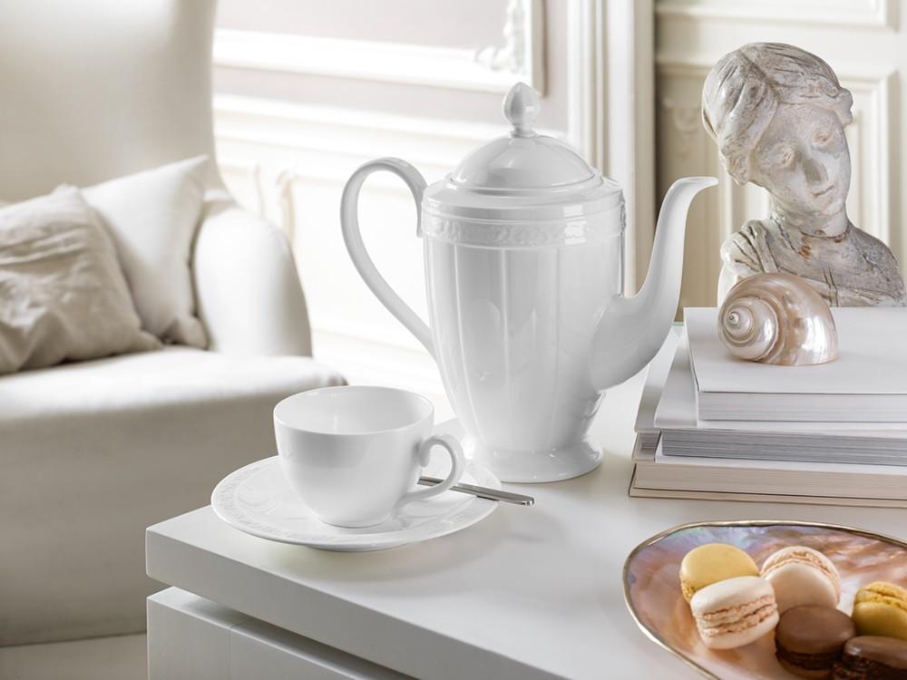 V&B White Pearl Kávová konvice 6 osob 1,35l