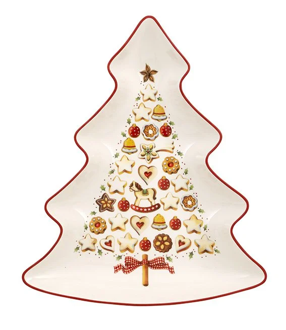 Winter Bakery Delight mísa ve tvaru vánočního stromku, 26,5 cm