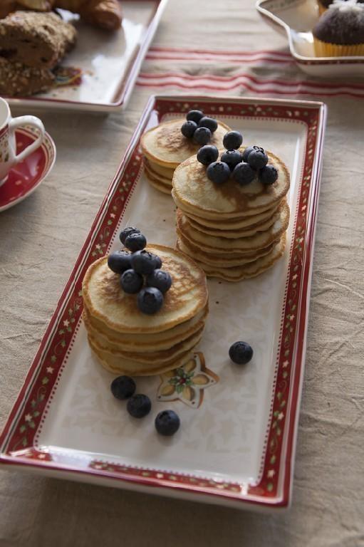 Winter Bakery Delight hranatý koláčový podnos, 39 x 17 cm