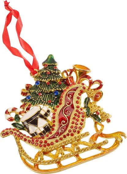 V&B WintCollageAcc Závěsná dekorace sáně