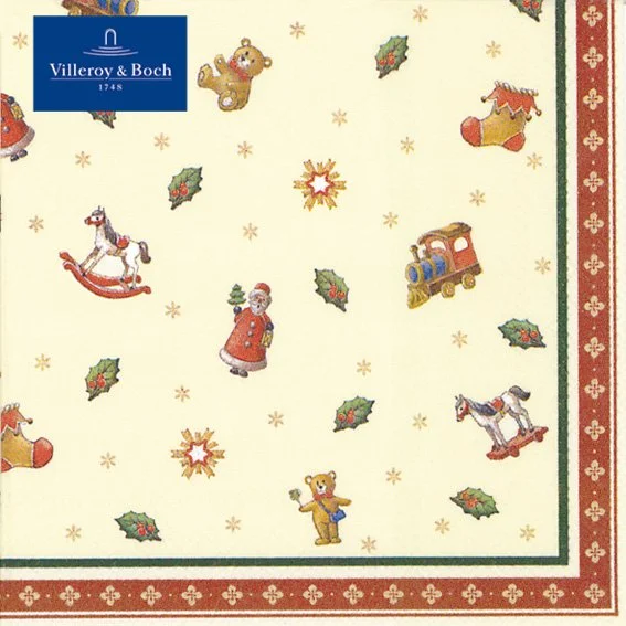Winter Specials ubrousky, hračky, 25 x 25 cm