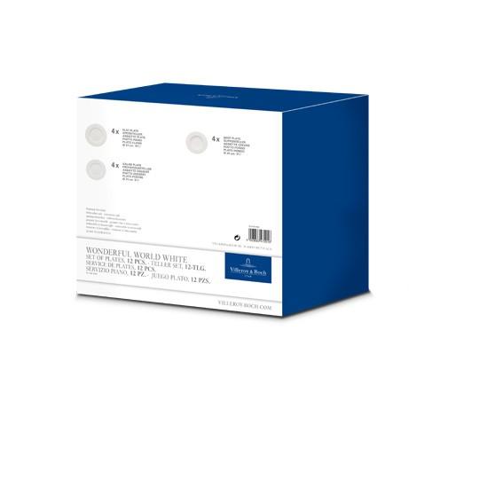 V&B Wonderful World Jídelní set 12ks (4x jídelní, polévkový a snídaňový talíř) (EOL)