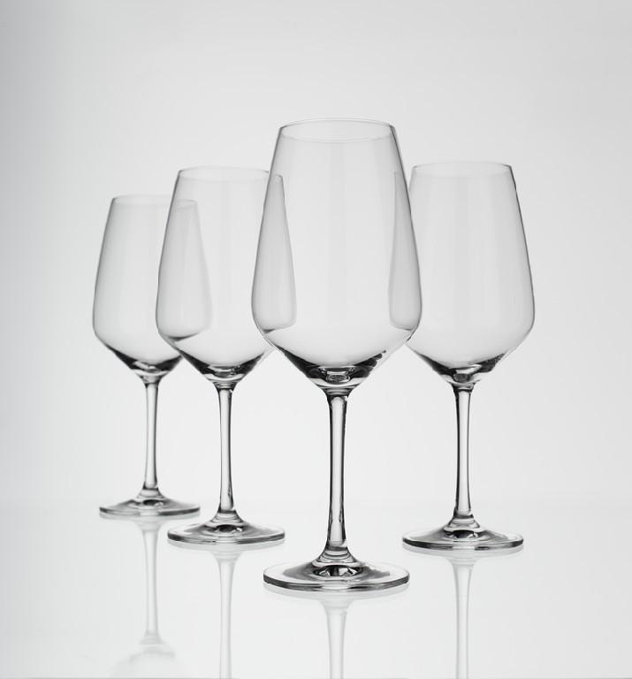 VIVO Voice Bas.Glas Poháry na červené víno set 4ks