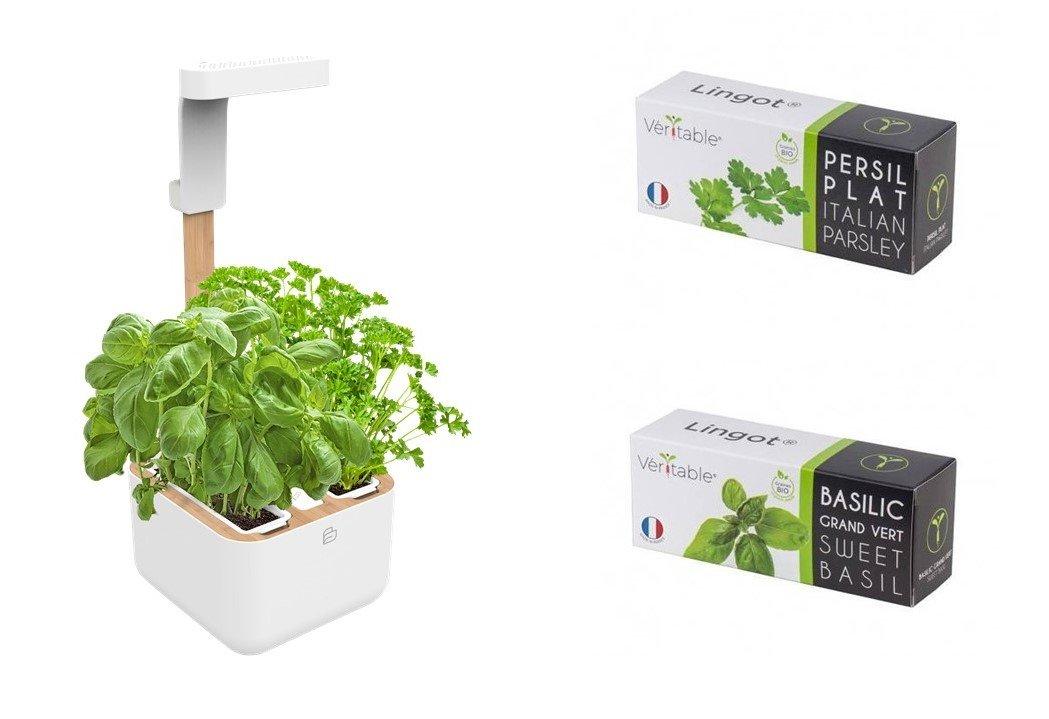 Véritable Botaneo Eylo stolní zahrádka malá s náplní 2ks bílá (EOL)