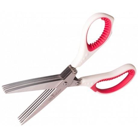 Véritable mini nůžky na bylinky 5 břitvé s hřebínkem (EOL)