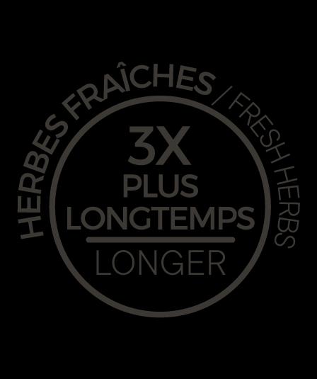 Veritable skleněná dóza na uchování čerstvých bylin (EOL)