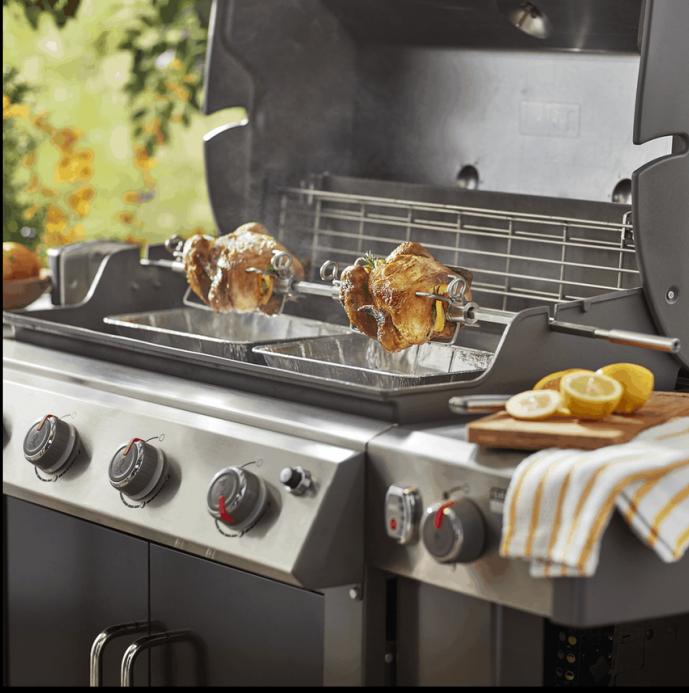 Weber otáčecí špíz vhodný na grily Genesis II se 4 a 6 hořáky  (EOL)