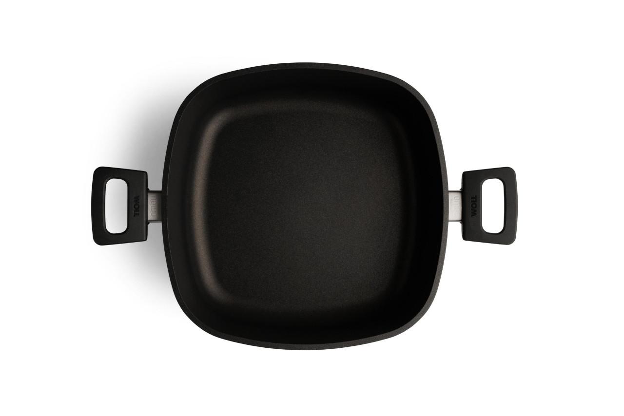 Nepřilnavý čtvercový kastrol Nowo Titanium, 28 x 28 cm, 6 l