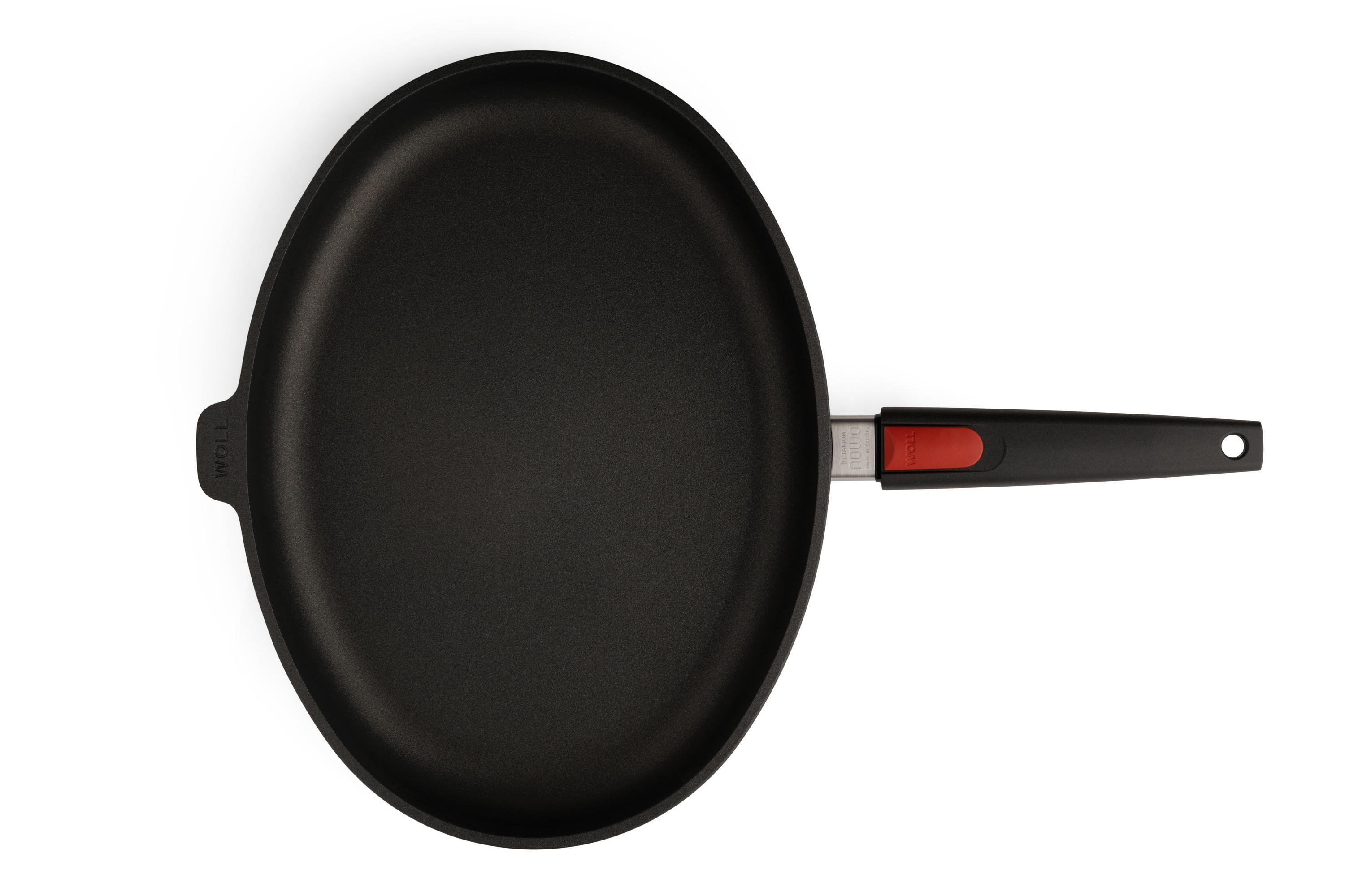 WOLL Nowo Titanum IND pánev na rybu ovál 38x28x5 cm odním. rukojeť 