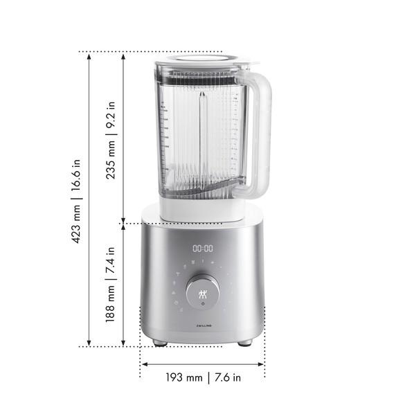 Zwilling ENFINIGY blender Pro 1,8l Tritanová nádoba 1600W/7 prog. nerez (EOL)