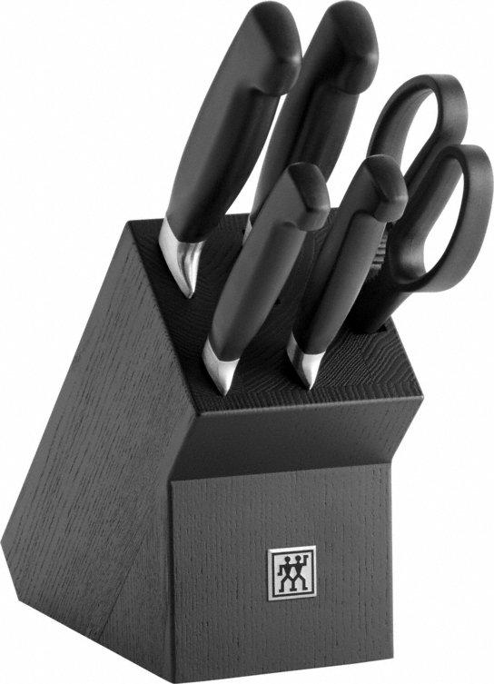 Zwilling Four Star blok s noži 6 ks černý