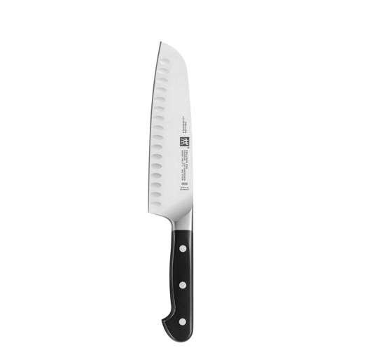 Zwilling Pro nůž Santoku s dutým okrajem 18 cm