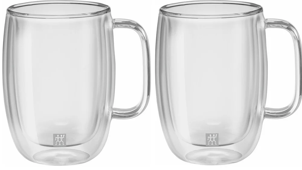 Sorrento Plus dvoustěnná sklenice na latte macchiato, 450 ml, 2 ks