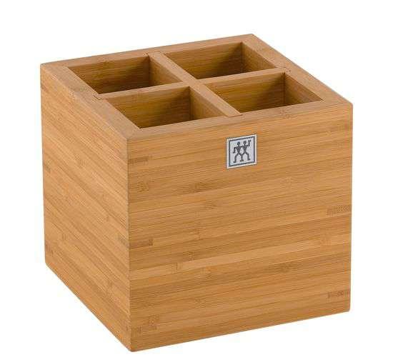 Zwilling TWIN Pure black Box na příbory 16x15x16 cm bambus (EOL)