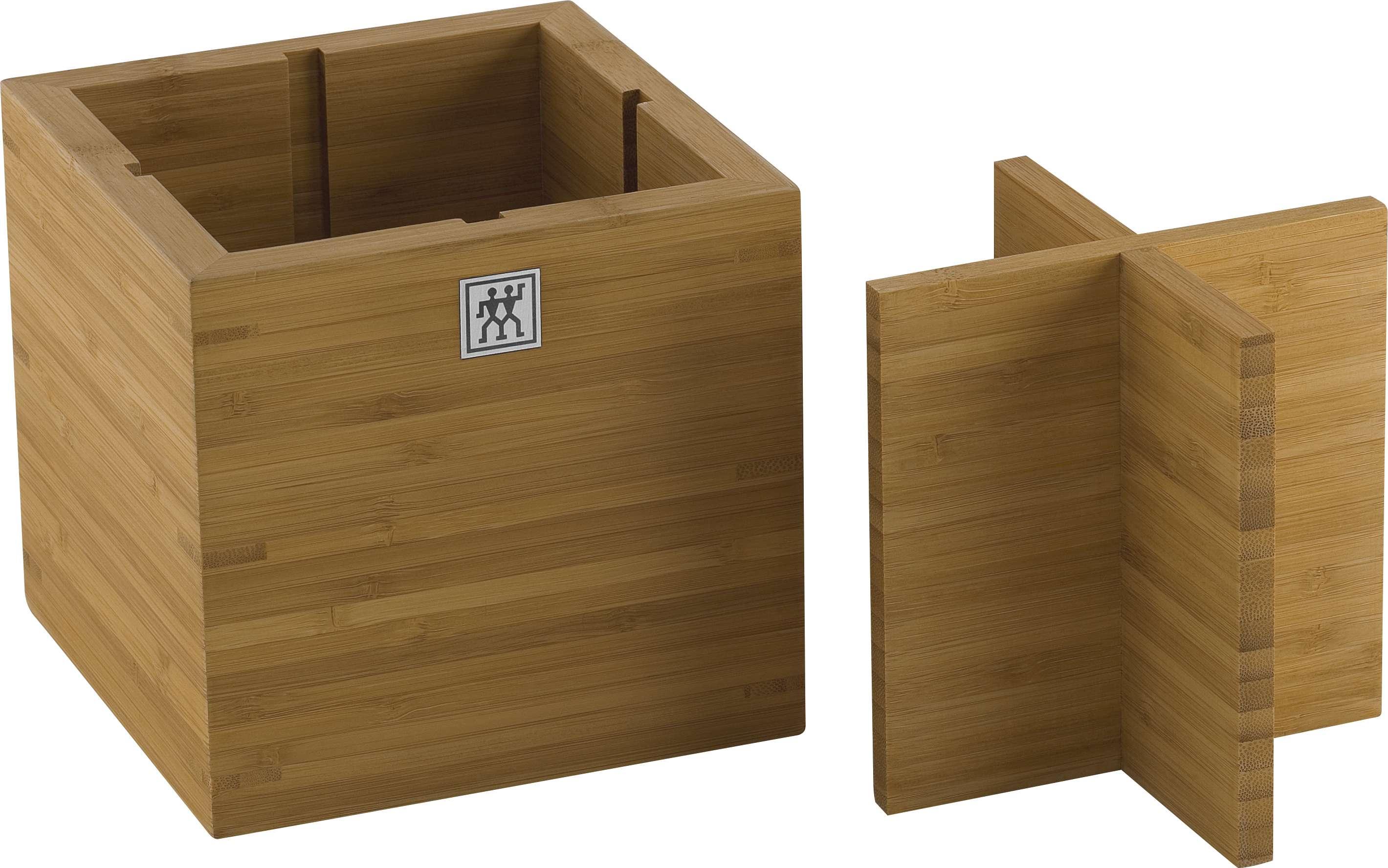 Zwilling TWIN Pure black Box na příbory 16x15x16 cm bambus (EOL)