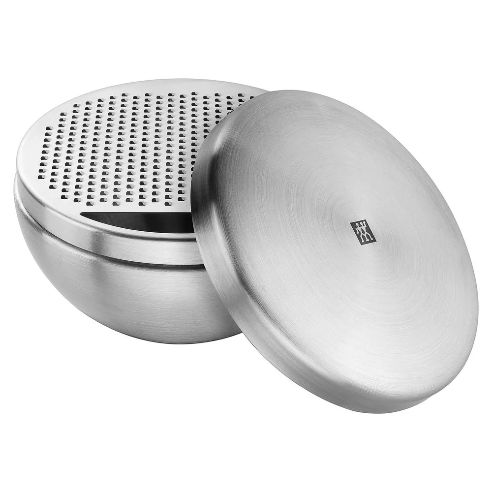 Twin Pure Steel dóza se struhadlem na parmezán