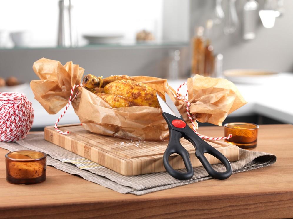 Multifunkční kuchyňské nůžky TWIN, 20 cm, černé