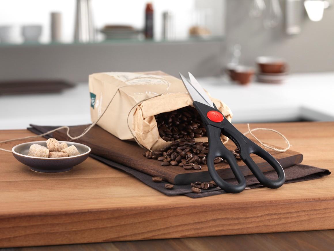 Multifunkční kuchyňské nůžky TWIN, 20 cm, černé