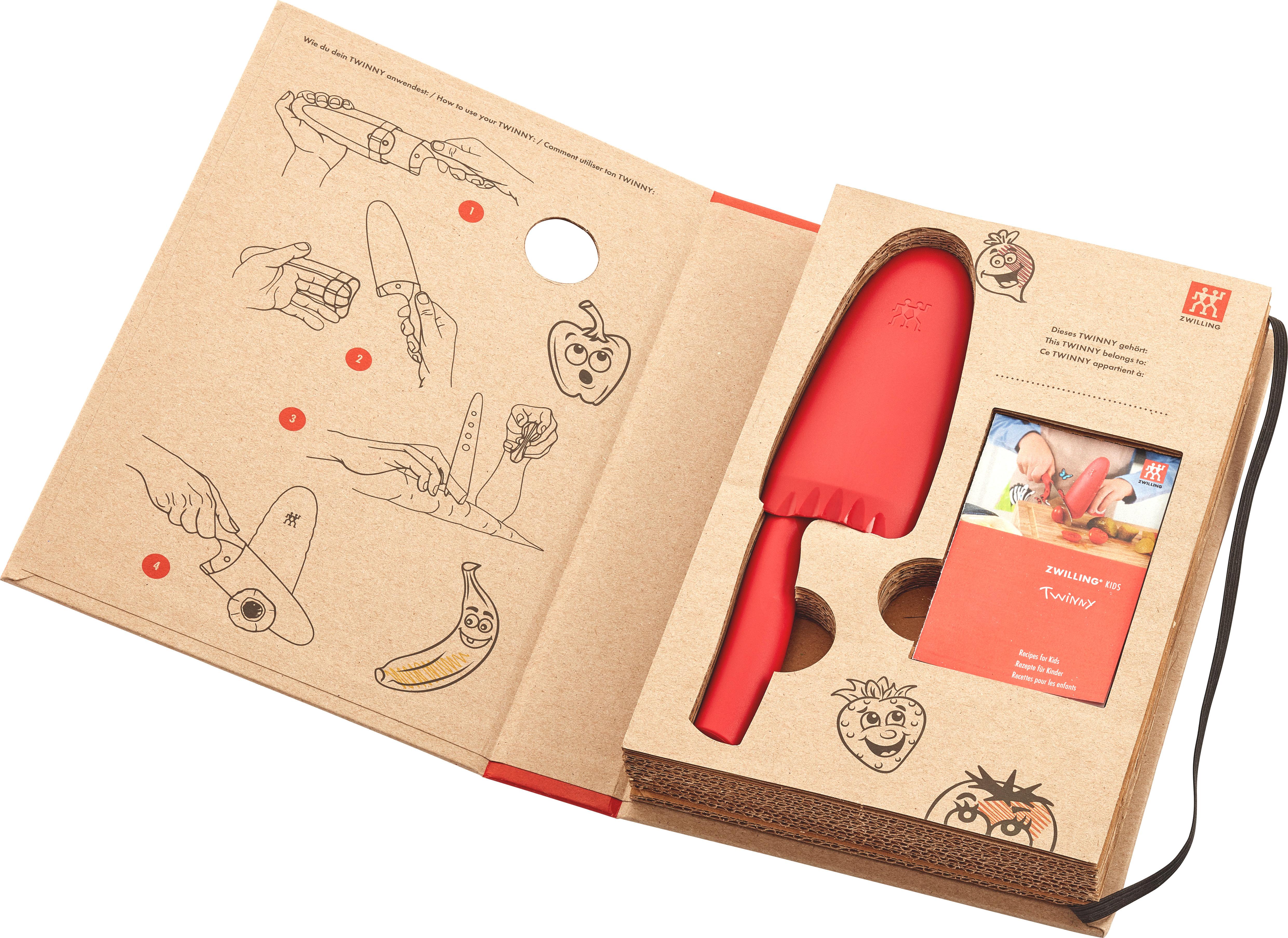 Zwilling Twinny Dětský nůž 10 cm  červený