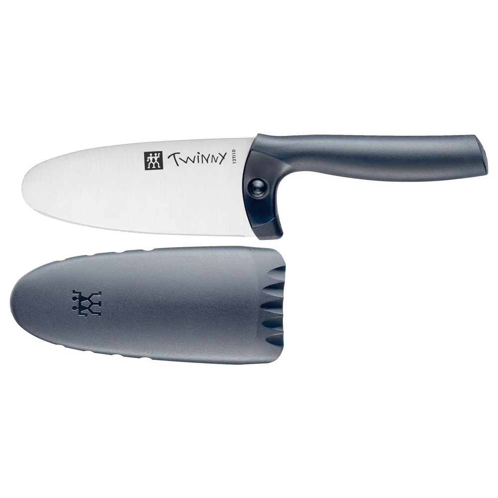 Dětský nůž Twinny, 10 cm, modrý