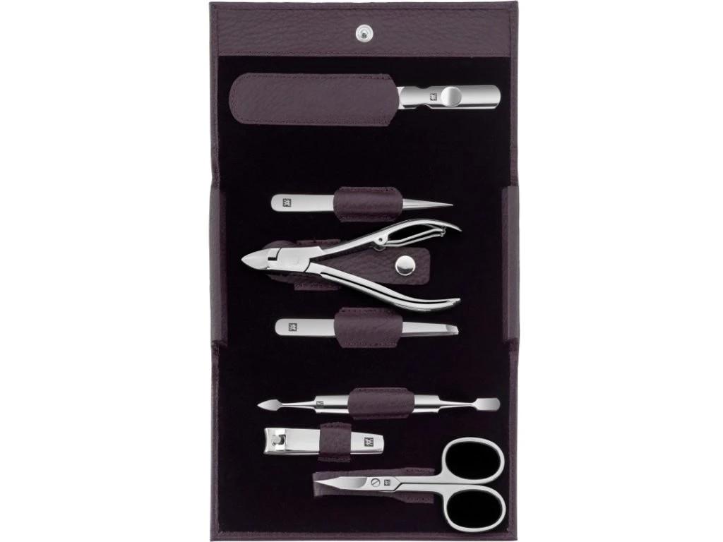 Manikúra Classic 7 ks, fialová kůže