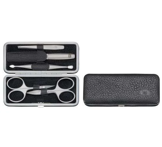 Twinox manikúra Yak, černá kůže, 5 ks