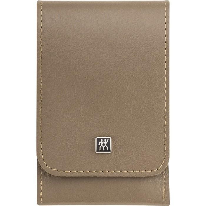 Zwilling BT TWINOX Taupe manikúra 4 ks kůže šedá