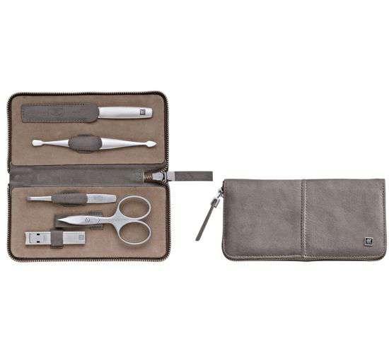 Zwilling BT TWINOX Taupe manikúra 5 ks kůže šedá (EOL)