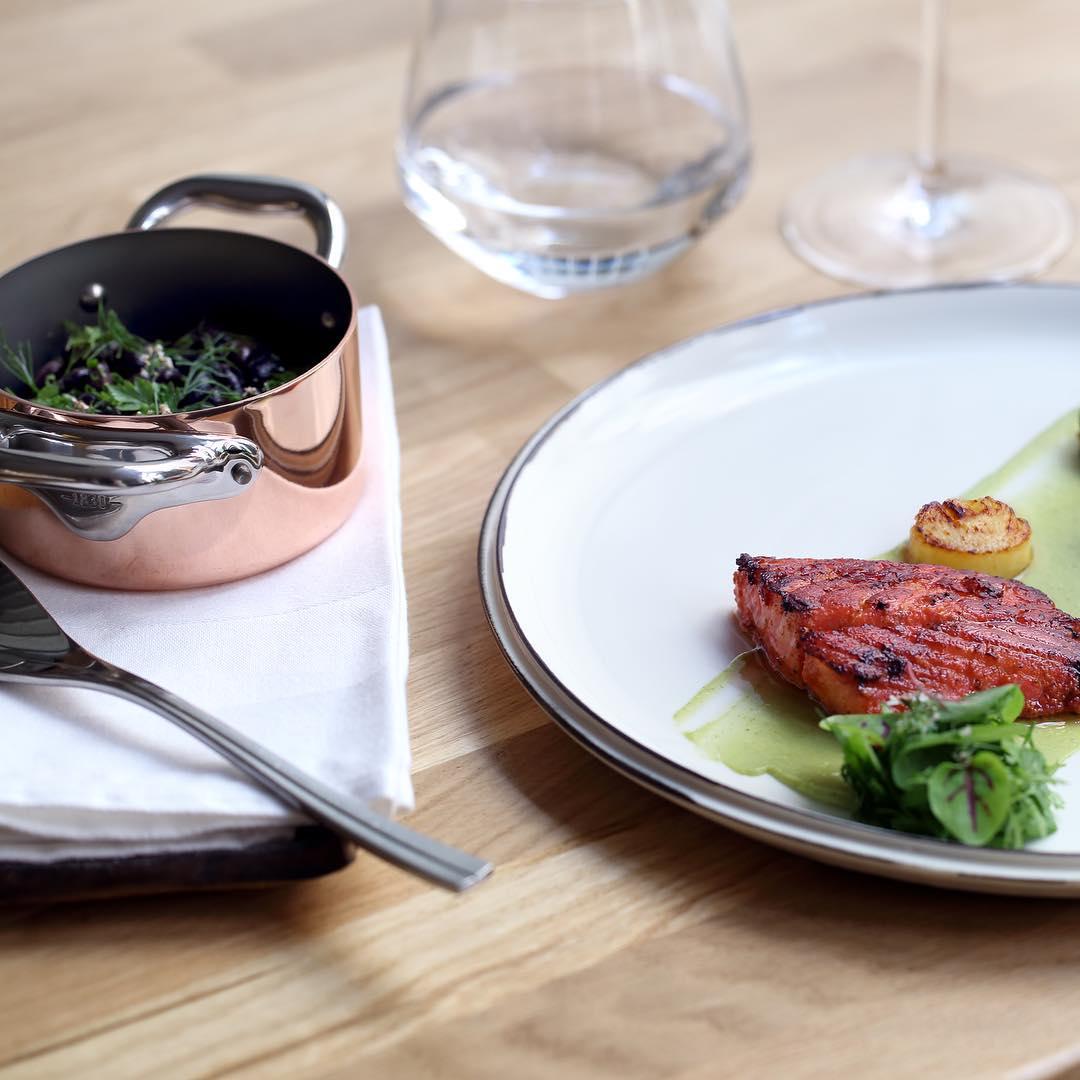 Měděný kastrůlek s poklicí a nerezovými uchy, M’Minis, Ø 9 cm / 0,3 l