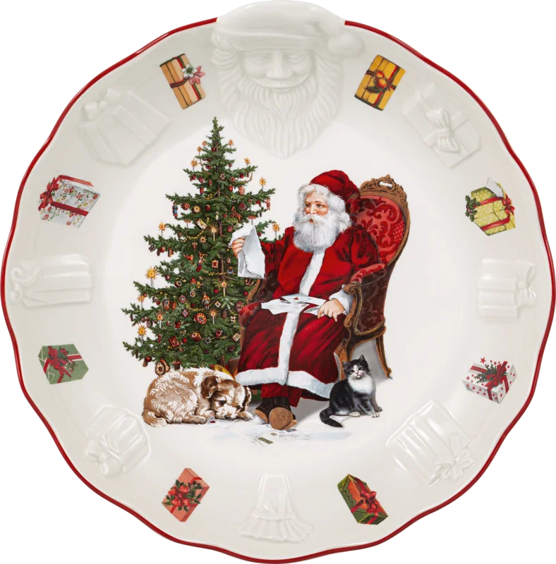 Toy‘s Fantasy 2021 mísa s reliéfem Santy, 24 x 25 cm