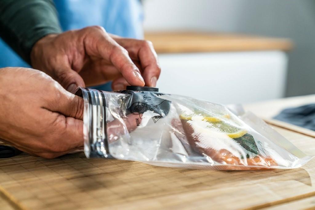 Marinovací nástavec pro vakuovací sáčky Fresh & Save, 6 ks