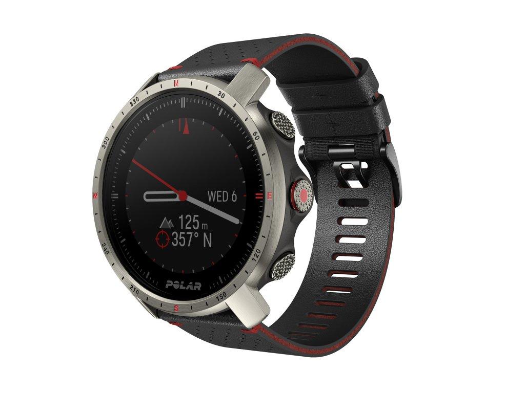 Polar Grit X Pro Titan sporttester M/L černá