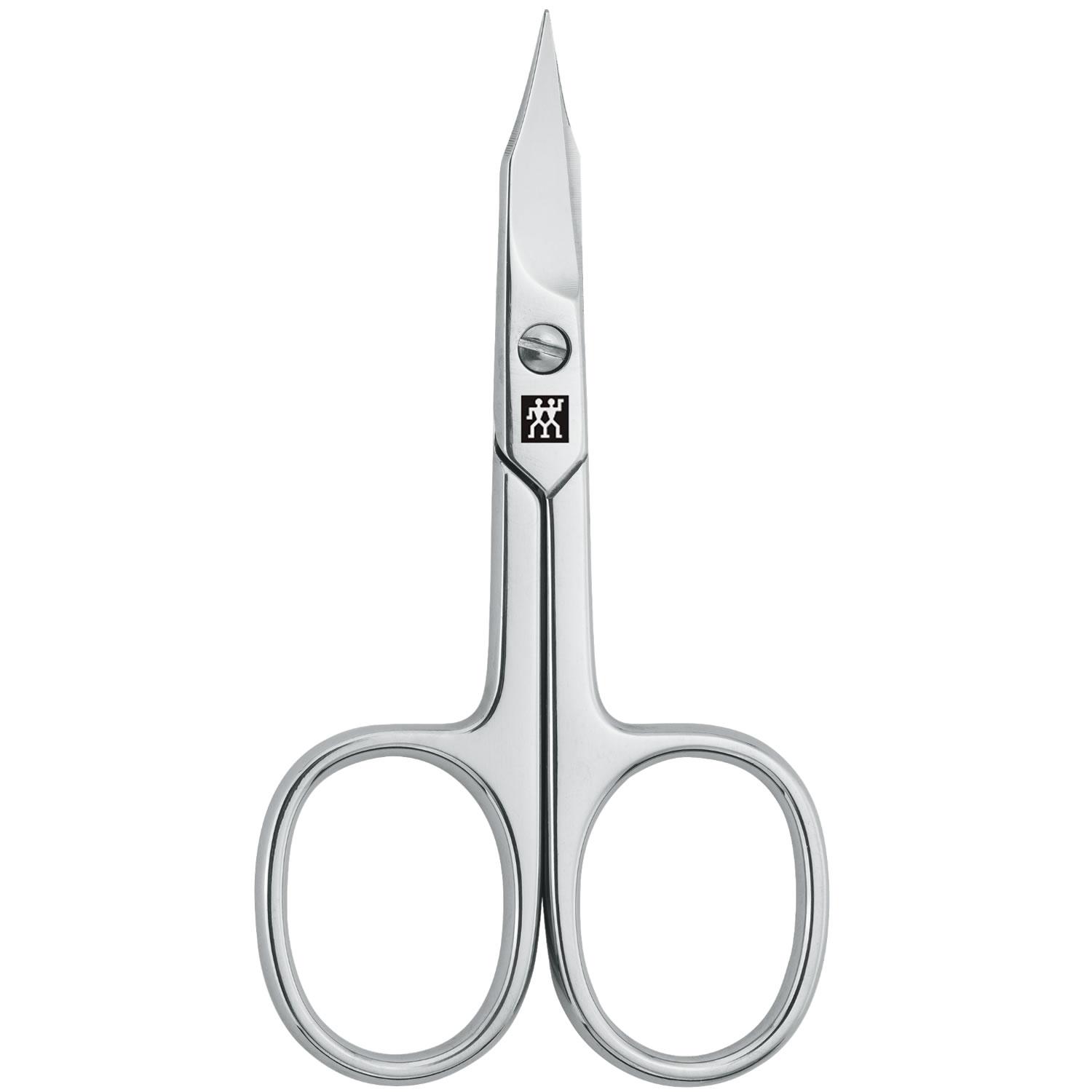 Manikúra Classic Inox s nůžkami v koženém pouzdře, 3 ks, antracitová