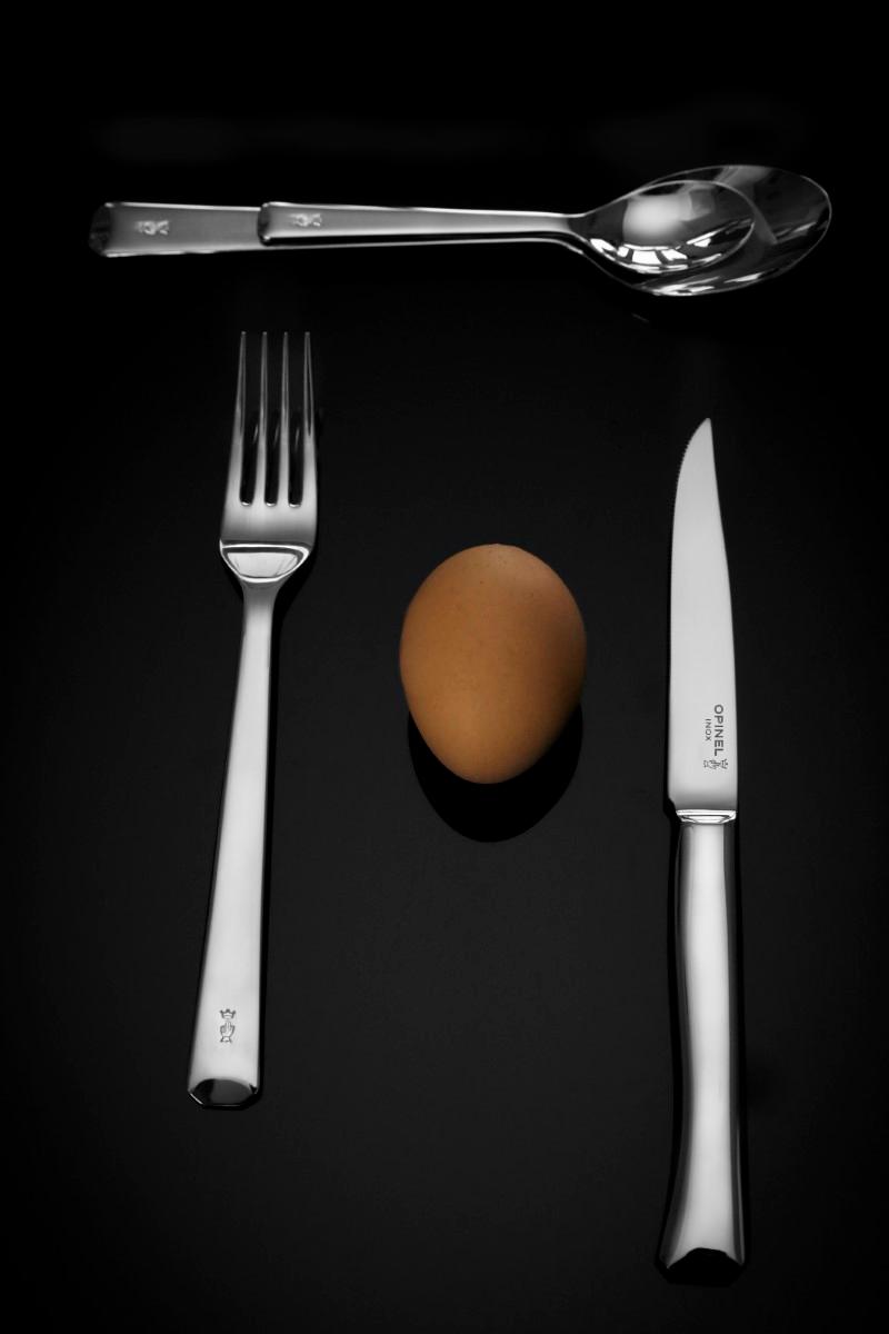 OPINEL Perpétue set 16ks (4x nůž, 4x lžíce, 4x vidlička, 4x lžička) nerez