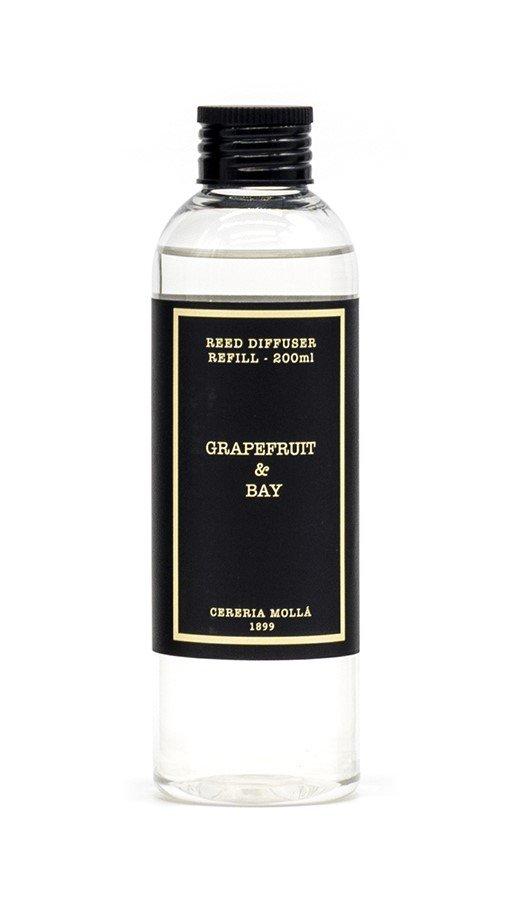 CERERIA MOLLA Boutique náplň do difuzéru Grapefruit & Bay 0,2l černá (EOL)