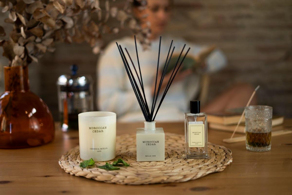 CERERIA MOLLA Boutique vonné tyčinky Moroccan Cedar 20ks krémové (EOL)