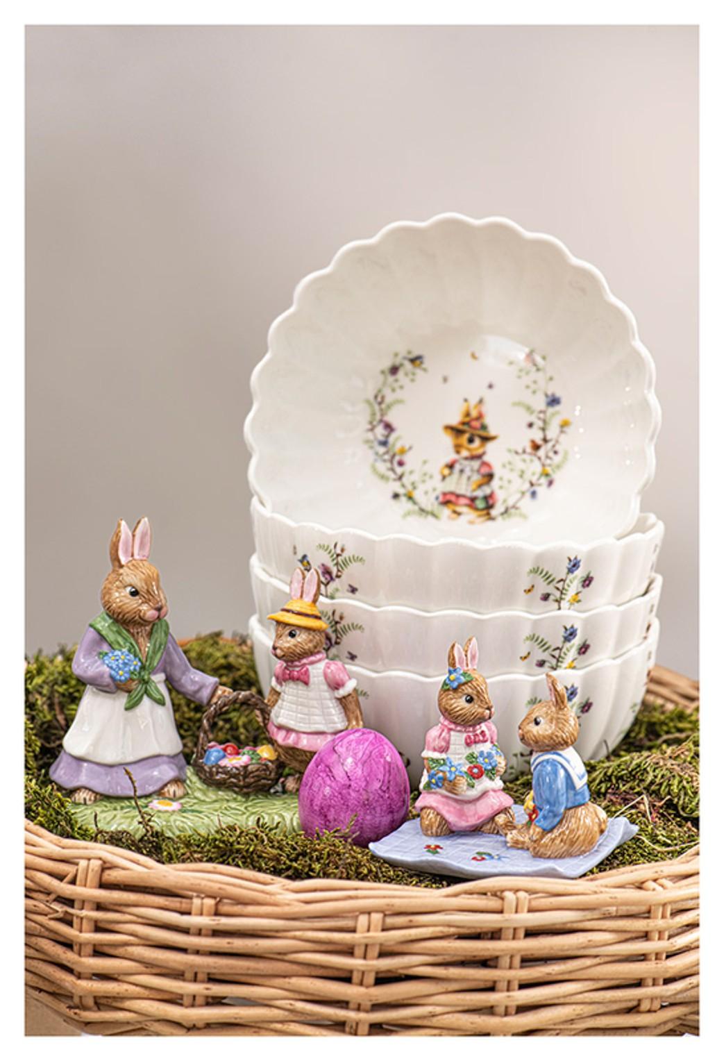 Bunny Tales velikonoční dekorace, zajíčci na pikniku