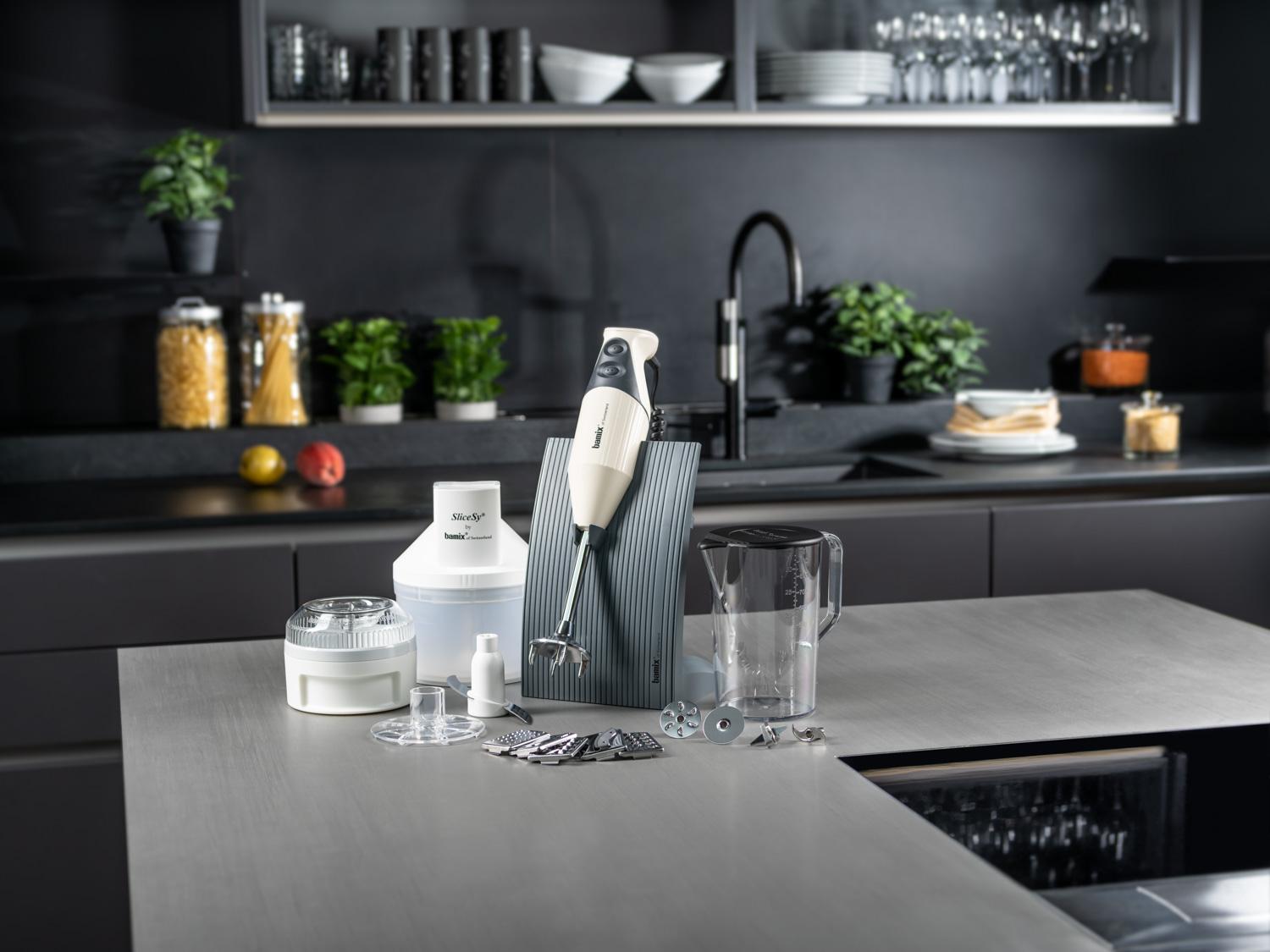 Ponorný tyčový mixér Superbox 200 W, stříbrný