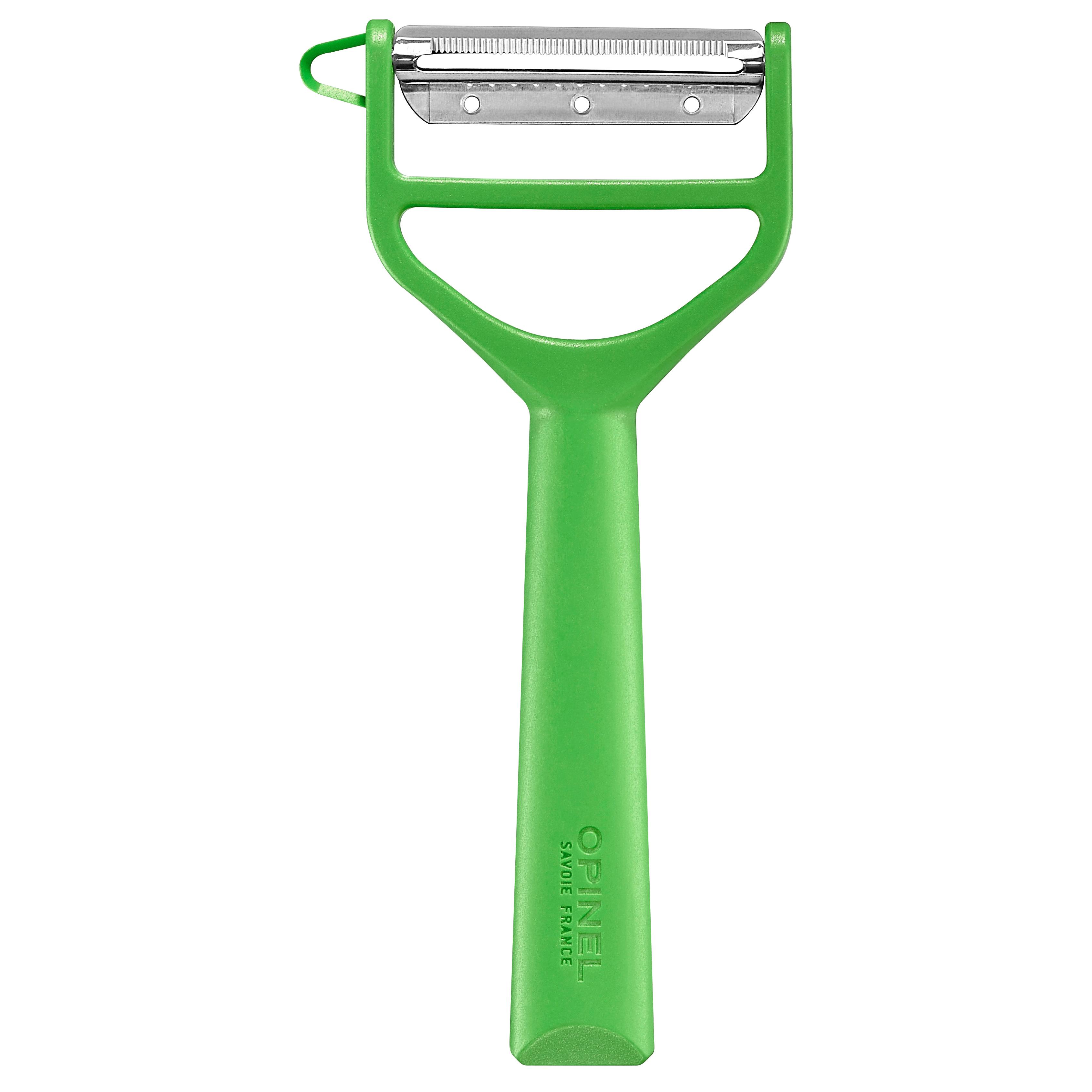 Dřevěná škrabka T-DUO zelená