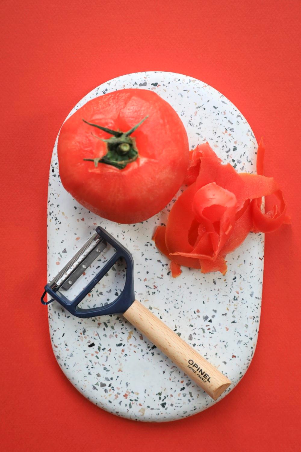 Dřevěná škrabka T-DUO zelená