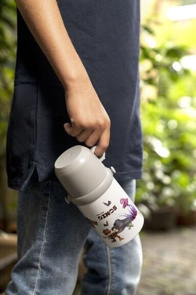 Dětská termoska s hrníčkem Dino, 0,38 l