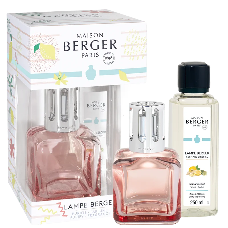 BERGER Riviera Glacon lampa náplň Citrusový tonik 0,25l transparentní růžová (EOL)