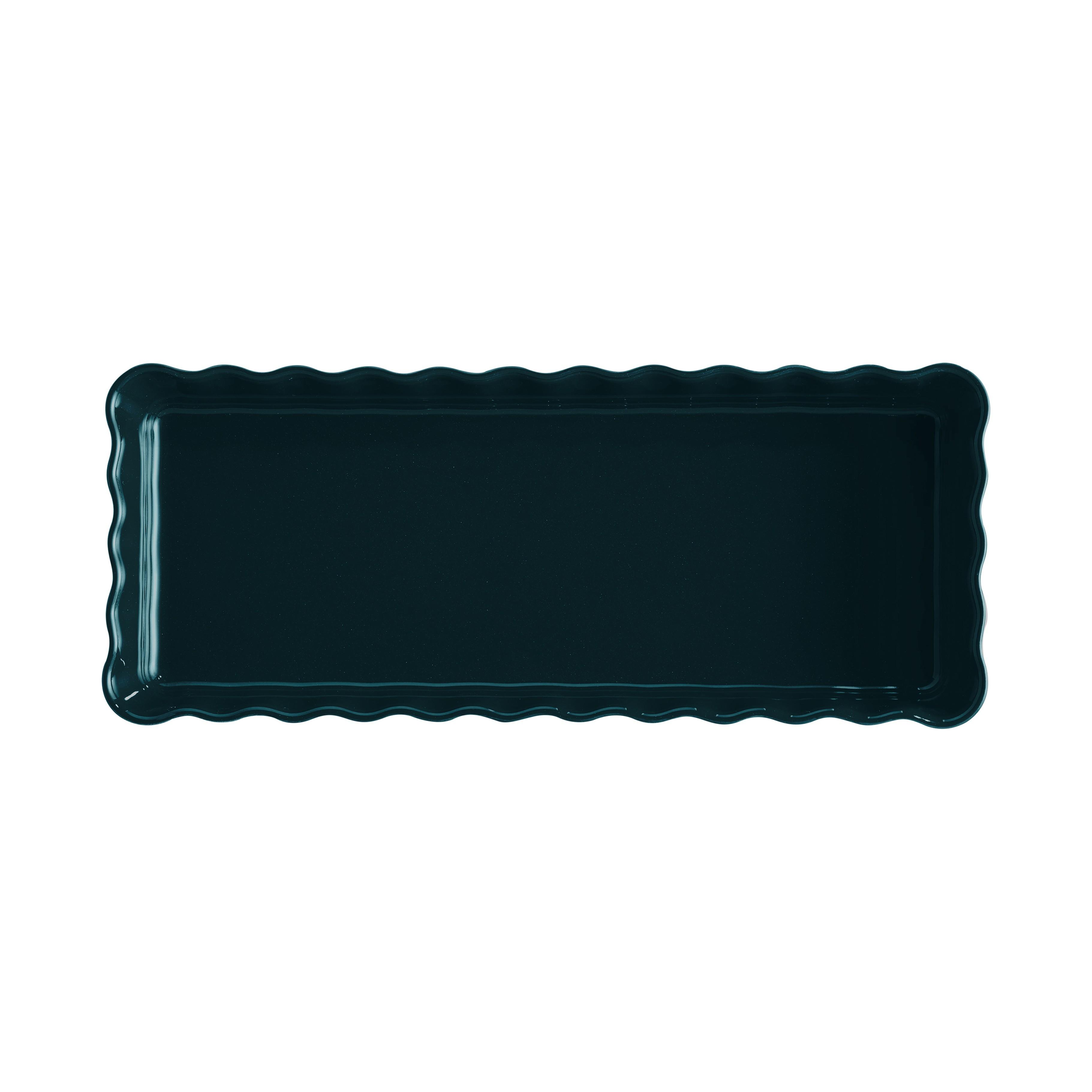 Obdélníková koláčová forma, 15 x 36 cm, temně modrá Belle Ile