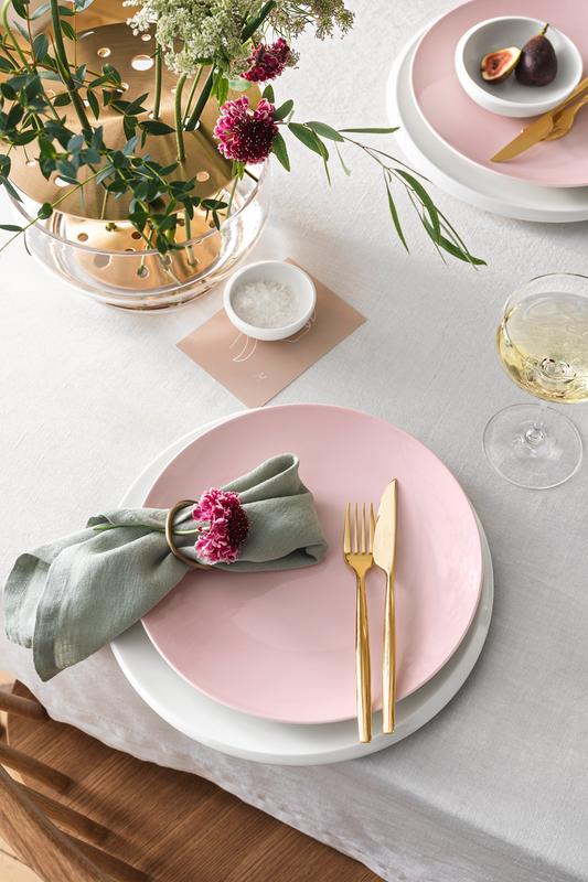 V&B Rose Garden Jídelní talíř Coupe pink (EOL)