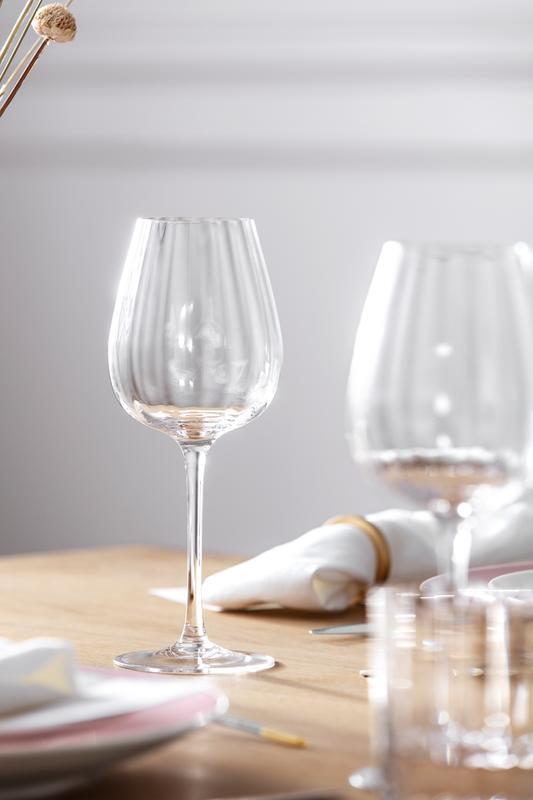 V&B Rose Garden Sklenice na bílé víno set 4ks